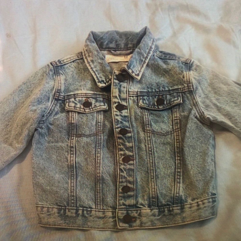 Classic Blue Denim Jean Jacket for Kids